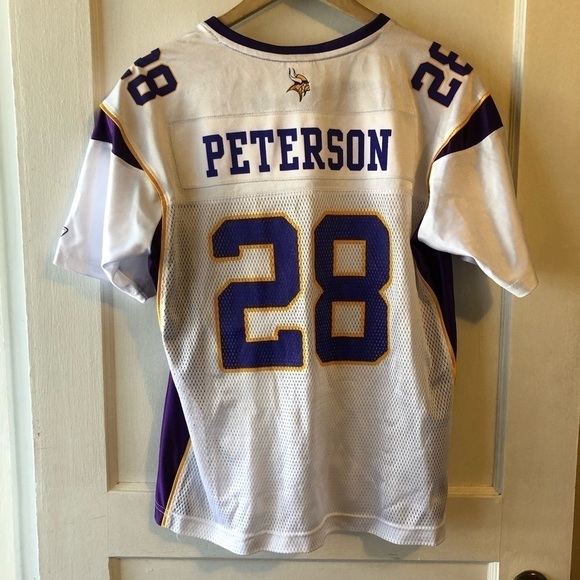 Nwt adrian peterson minnesota vikings reebok 2006-2011 jersey - Picture 4 of 5